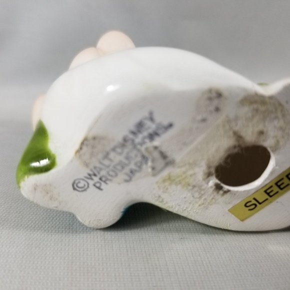 Vintage Walt Disney Productions Sleepy Figurine Snow White Dwarf Ceramic - Picture 13 of 13